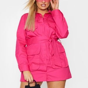 PLT hot pink dress